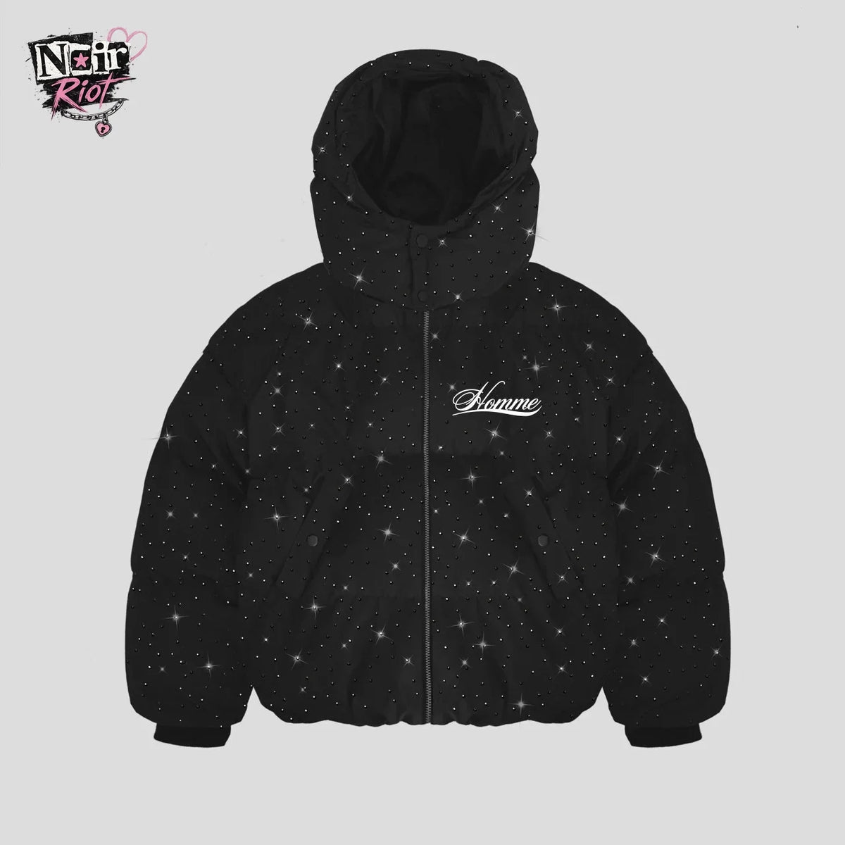 Winter Diamond Puffer Park Women Vintage Padded Warm Jacket Coat Female American Retro Zip Up Casual Hip Hop Trend Outerwear New