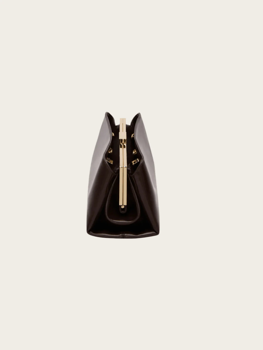 Women Frame Clasp Clutch Shoulder Bag Tote Handbag 2025 Winter New Bag Coffee Black Off White Color
