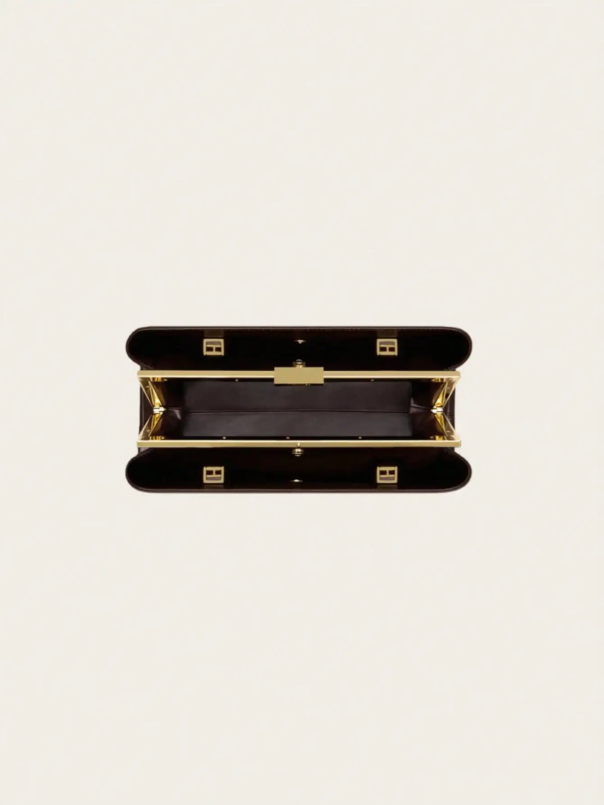 Women Frame Clasp Clutch Shoulder Bag Tote Handbag 2025 Winter New Bag Coffee Black Off White Color