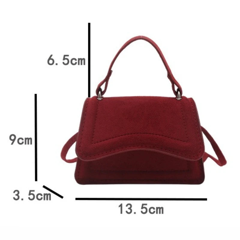 Fashion Mini Crossbody Bag for Women High Quality Women's Shoulder Bag Solid Color Simple Casual Handbag Autumn Winter New