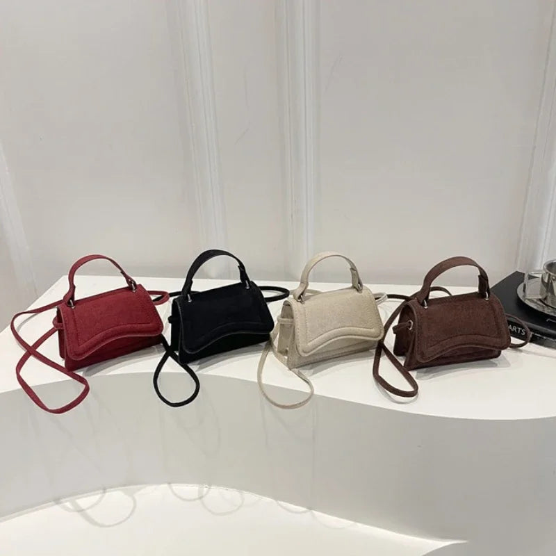 Fashion Mini Crossbody Bag for Women High Quality Women's Shoulder Bag Solid Color Simple Casual Handbag Autumn Winter New