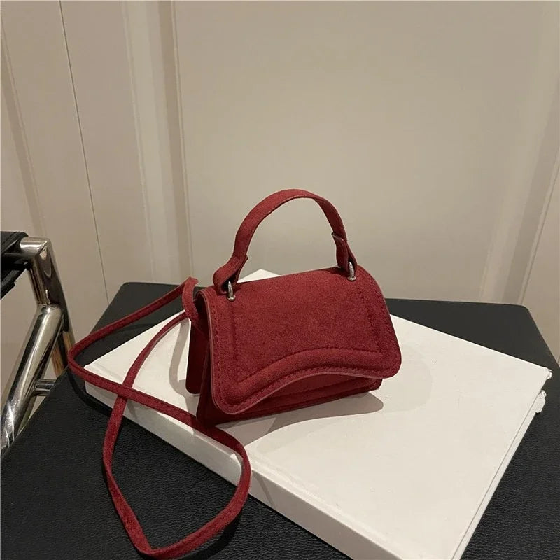 Fashion Mini Crossbody Bag for Women High Quality Women's Shoulder Bag Solid Color Simple Casual Handbag Autumn Winter New
